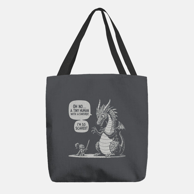 Sarcastic Dragon-None-Basic Tote-Bag-Popnotic