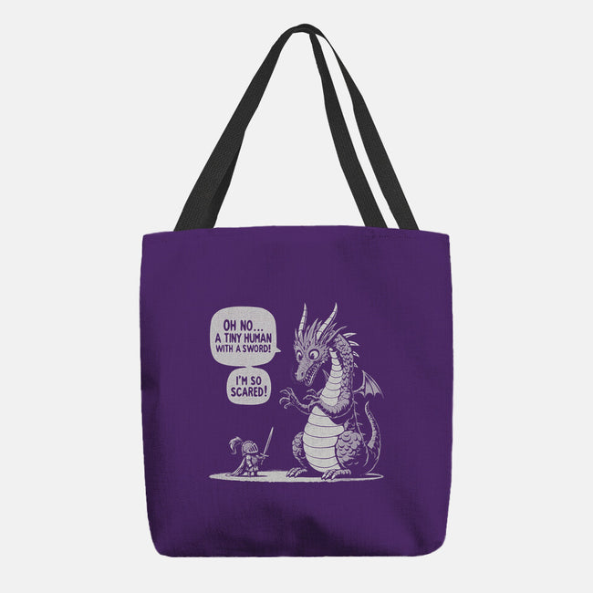 Sarcastic Dragon-None-Basic Tote-Bag-Popnotic