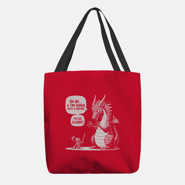 Sarcastic Dragon-None-Basic Tote-Bag-Popnotic