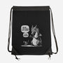 Sarcastic Dragon-None-Drawstring-Bag-Popnotic