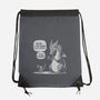 Sarcastic Dragon-None-Drawstring-Bag-Popnotic
