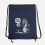 Sarcastic Dragon-None-Drawstring-Bag-Popnotic