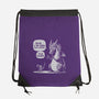 Sarcastic Dragon-None-Drawstring-Bag-Popnotic