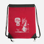 Sarcastic Dragon-None-Drawstring-Bag-Popnotic