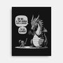 Sarcastic Dragon-None-Stretched-Canvas-Popnotic