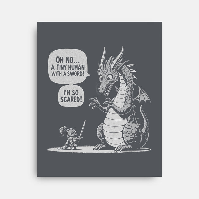 Sarcastic Dragon-None-Stretched-Canvas-Popnotic
