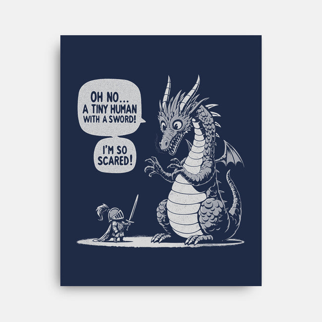 Sarcastic Dragon-None-Stretched-Canvas-Popnotic