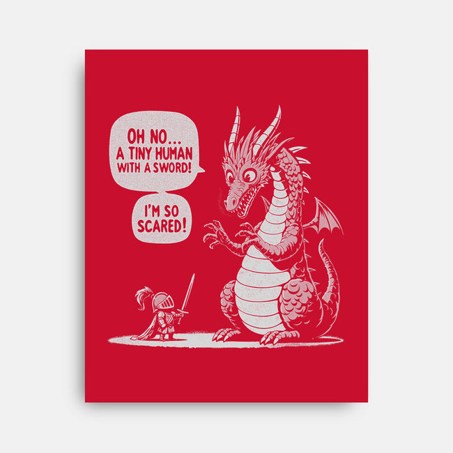 Sarcastic Dragon-None-Stretched-Canvas-Popnotic