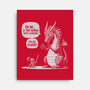 Sarcastic Dragon-None-Stretched-Canvas-Popnotic