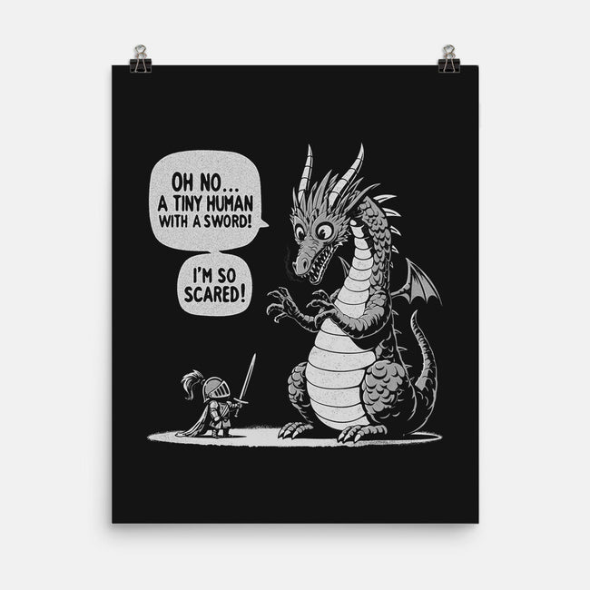 Sarcastic Dragon-None-Matte-Poster-Popnotic
