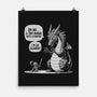 Sarcastic Dragon-None-Matte-Poster-Popnotic
