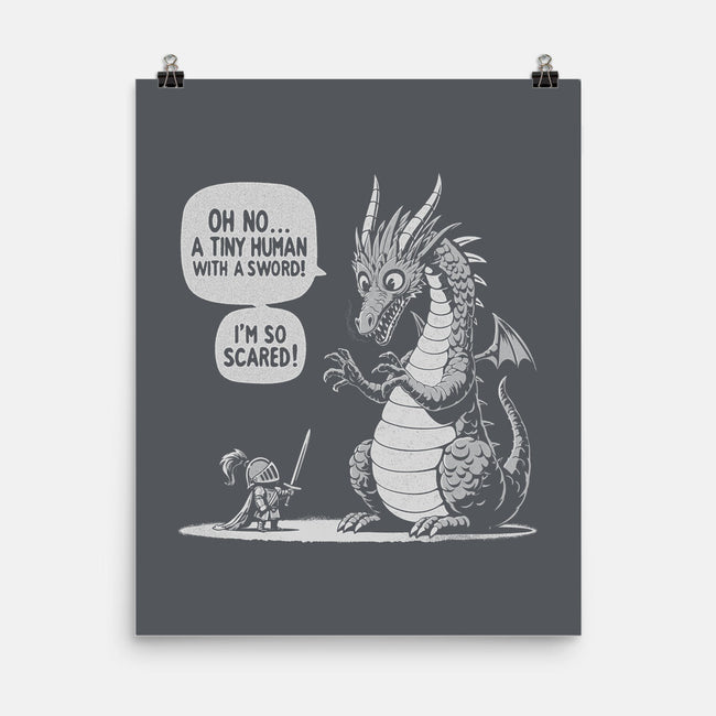 Sarcastic Dragon-None-Matte-Poster-Popnotic
