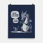 Sarcastic Dragon-None-Matte-Poster-Popnotic