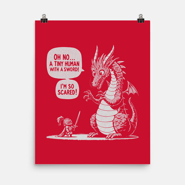 Sarcastic Dragon-None-Matte-Poster-Popnotic