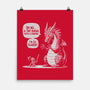 Sarcastic Dragon-None-Matte-Poster-Popnotic