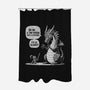 Sarcastic Dragon-None-Polyester-Shower Curtain-Popnotic