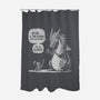 Sarcastic Dragon-None-Polyester-Shower Curtain-Popnotic