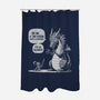 Sarcastic Dragon-None-Polyester-Shower Curtain-Popnotic