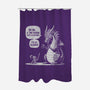 Sarcastic Dragon-None-Polyester-Shower Curtain-Popnotic