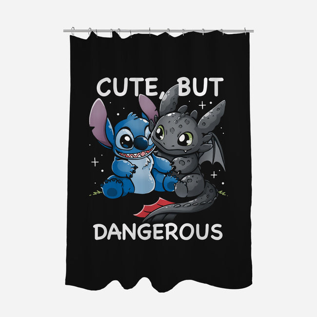Cute But Dangerous Animals-None-Polyester-Shower Curtain-Vallina84