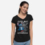 Cute But Dangerous Animals-Womens-V-Neck-Tee-Vallina84