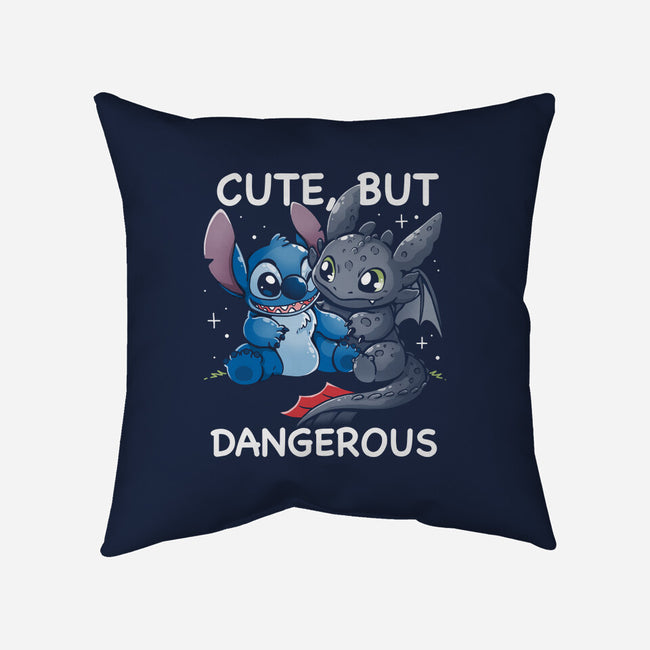 Cute But Dangerous Animals-None-Removable Cover w Insert-Throw Pillow-Vallina84