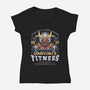 Onryoki Fitness-Womens-V-Neck-Tee-LAGELANTEE