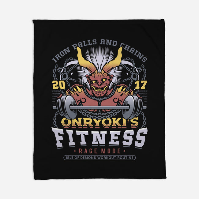 Onryoki Fitness-None-Fleece-Blanket-LAGELANTEE