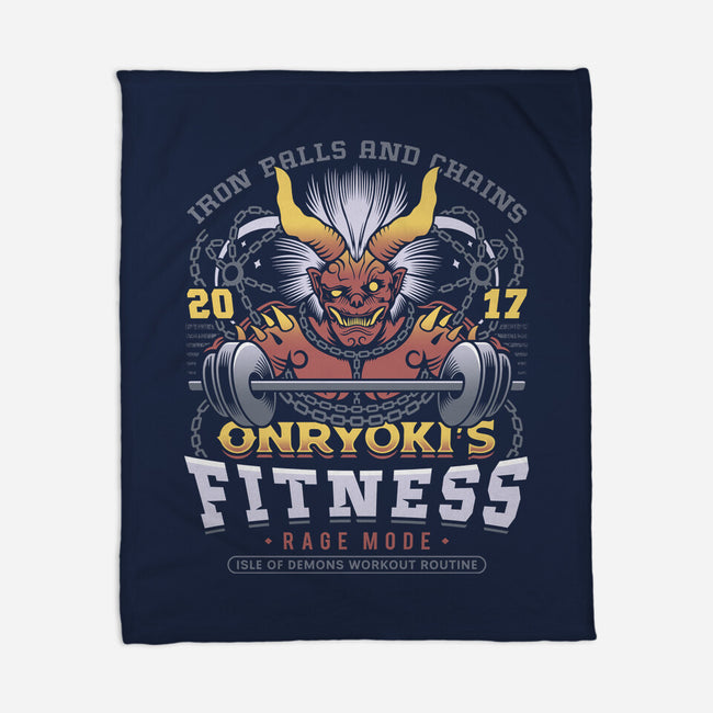 Onryoki Fitness-None-Fleece-Blanket-LAGELANTEE