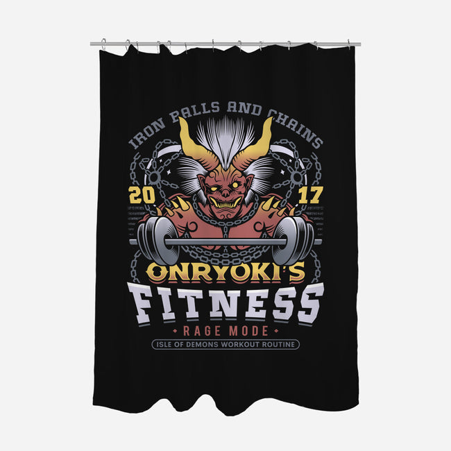 Onryoki Fitness-None-Polyester-Shower Curtain-LAGELANTEE