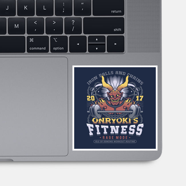 Onryoki Fitness-None-Glossy-Sticker-LAGELANTEE