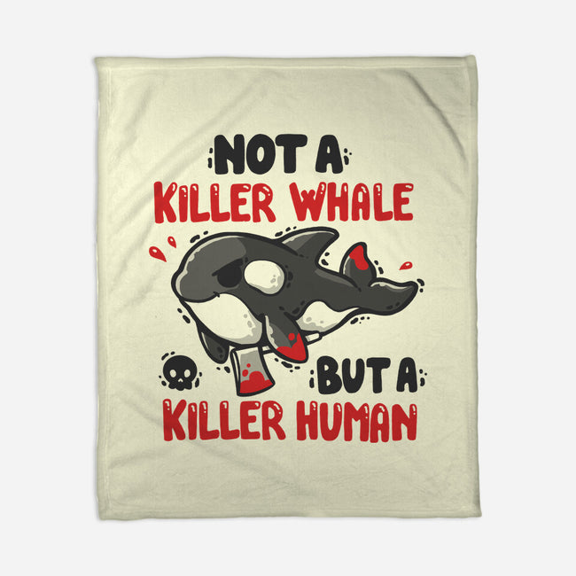 Killer Human-None-Fleece-Blanket-Vallina84