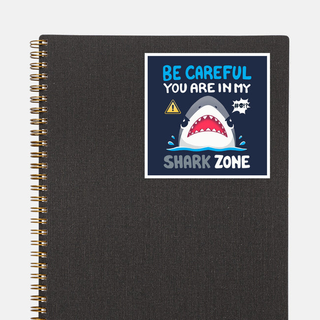 Shark Zone-None-Glossy-Sticker-Vallina84