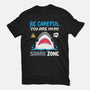Shark Zone-Womens-Fitted-Tee-Vallina84