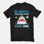 Shark Zone-Unisex-Basic-Tee-Vallina84