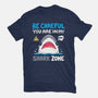 Shark Zone-Womens-Fitted-Tee-Vallina84
