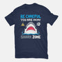Shark Zone-Unisex-Basic-Tee-Vallina84