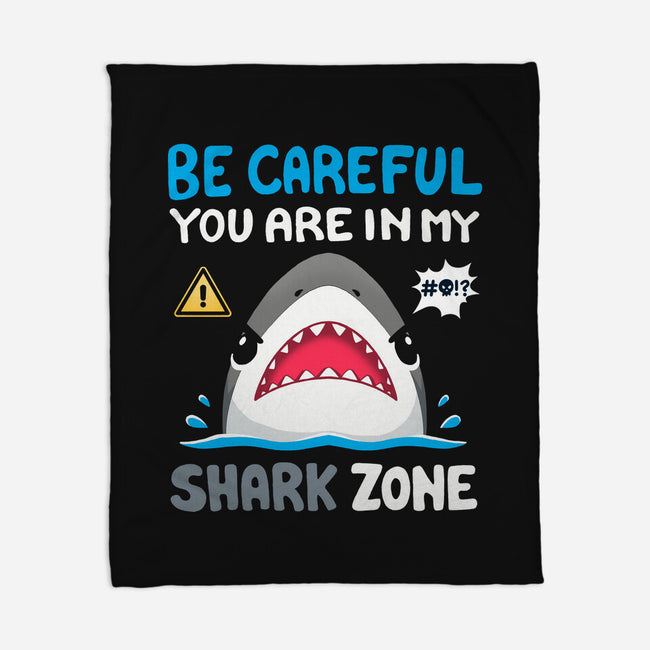 Shark Zone-None-Fleece-Blanket-Vallina84