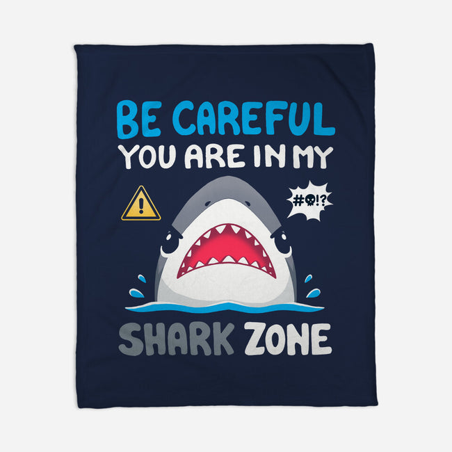 Shark Zone-None-Fleece-Blanket-Vallina84