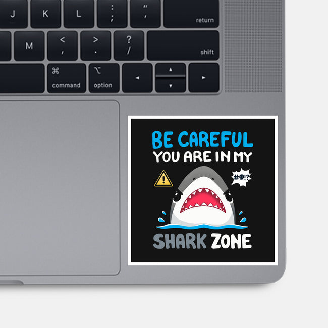Shark Zone-None-Glossy-Sticker-Vallina84