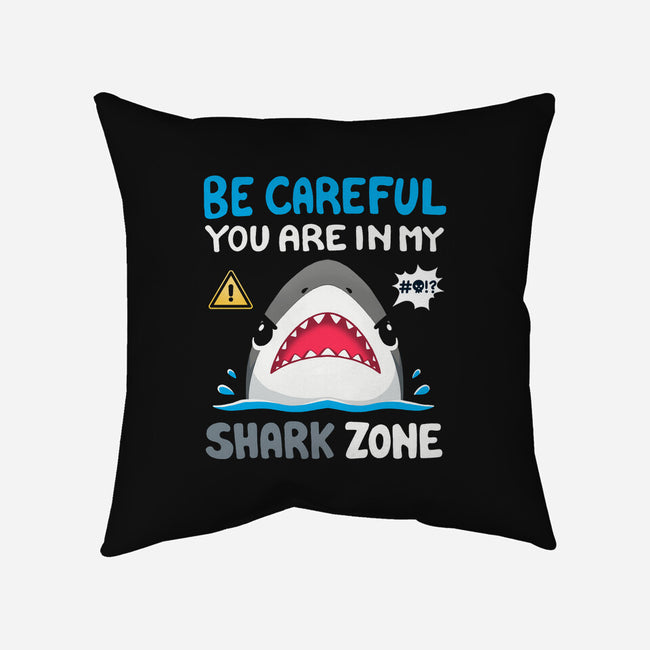 Shark Zone-None-Removable Cover w Insert-Throw Pillow-Vallina84