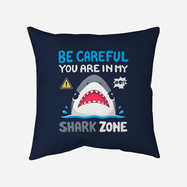 Shark Zone-None-Removable Cover w Insert-Throw Pillow-Vallina84