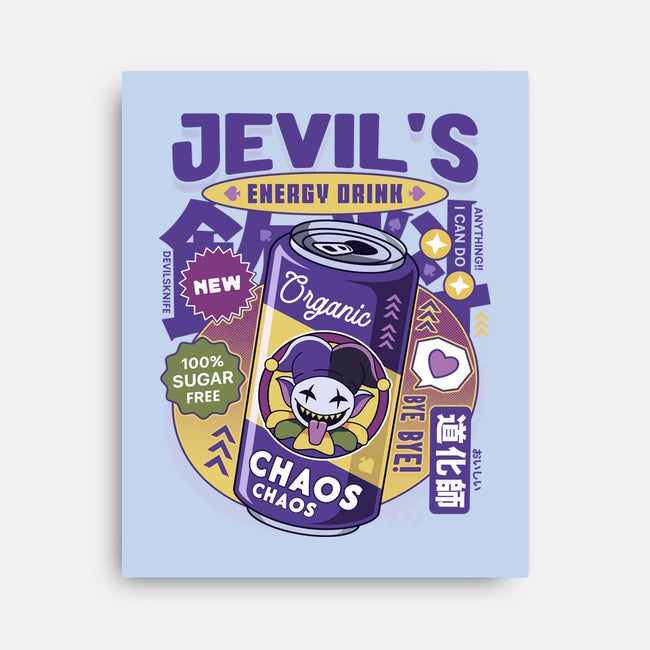 Jevil Energy Drink-None-Stretched-Canvas-LAGELANTEE