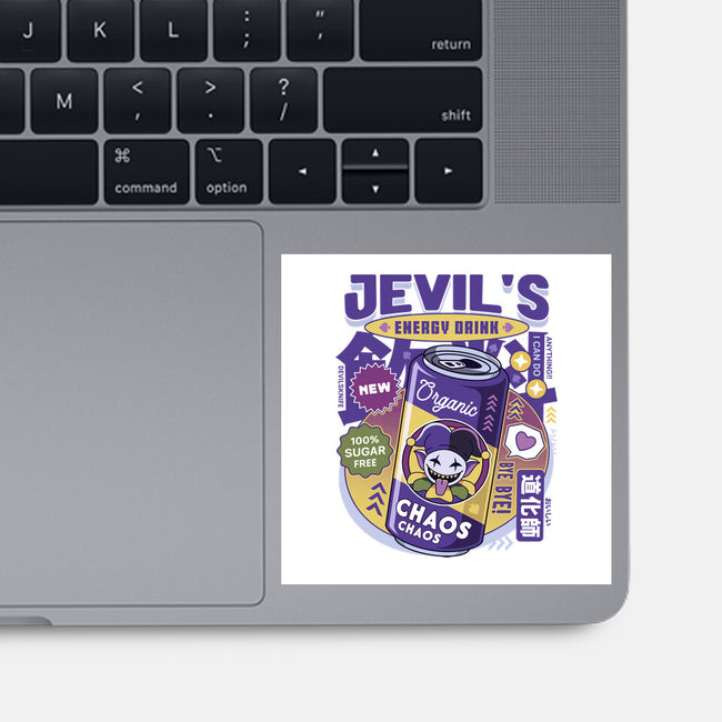 Jevil Energy Drink-None-Glossy-Sticker-LAGELANTEE