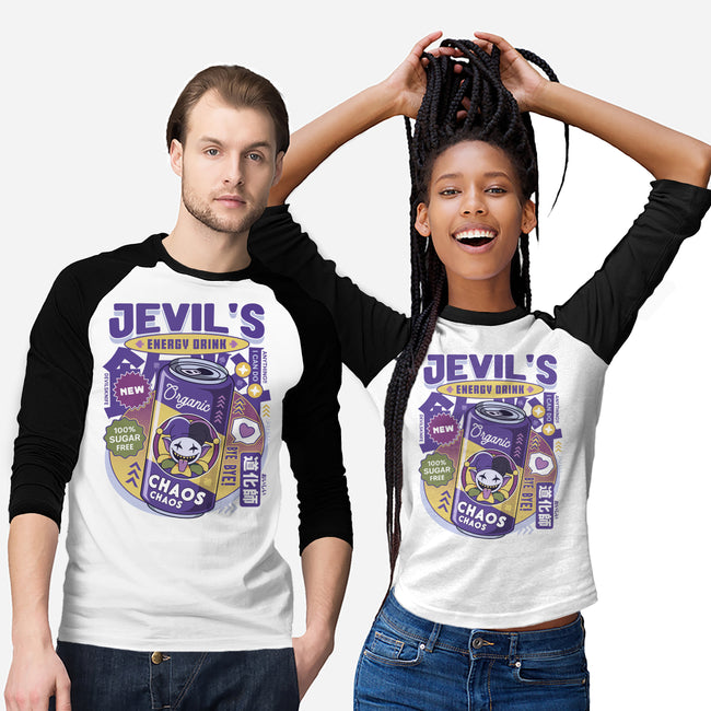 Jevil Energy Drink-Unisex-Baseball-Tee-LAGELANTEE