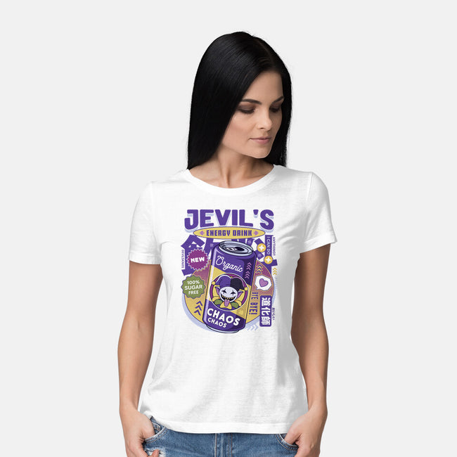 Jevil Energy Drink-Womens-Basic-Tee-LAGELANTEE