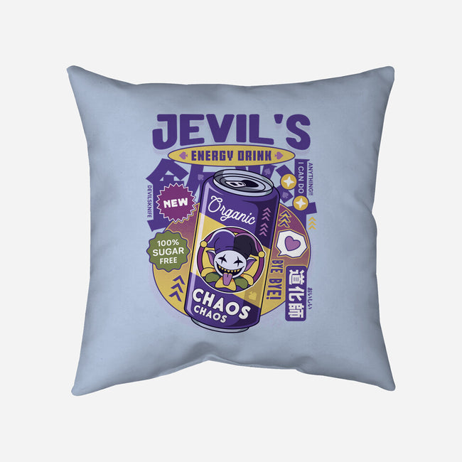 Jevil Energy Drink-None-Removable Cover w Insert-Throw Pillow-LAGELANTEE