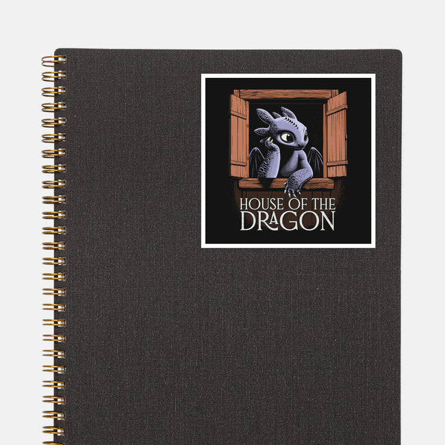 House Of The Dragon-None-Glossy-Sticker-Popnotic