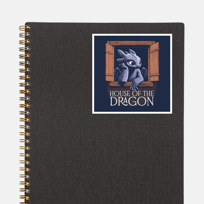 House Of The Dragon-None-Glossy-Sticker-Popnotic