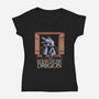 House Of The Dragon-Womens-V-Neck-Tee-Popnotic